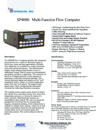 Thumbnail of document Data Sheet - Multi-Function Flow Computer